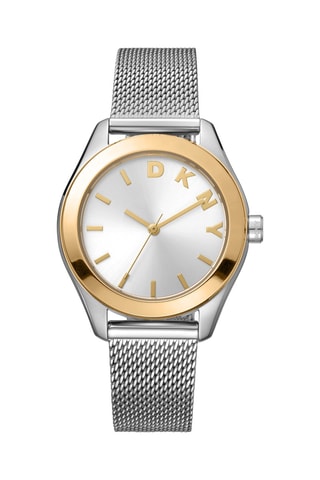 Montre à quartz en acier Everyday - Argenté et doré