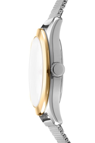 Montre à quartz en acier Everyday - Argenté et doré