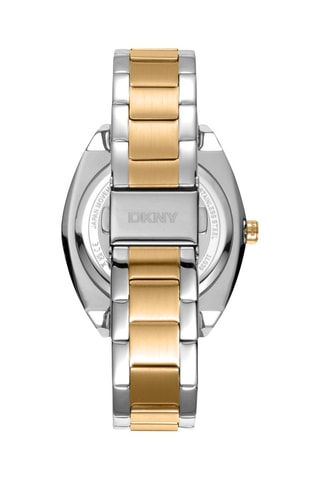 Montre à quartz en acier - Argenté et doré