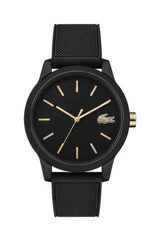 Montre à quartz en silicone - Noir
