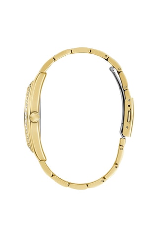 Montre à quartz en acier - Doré