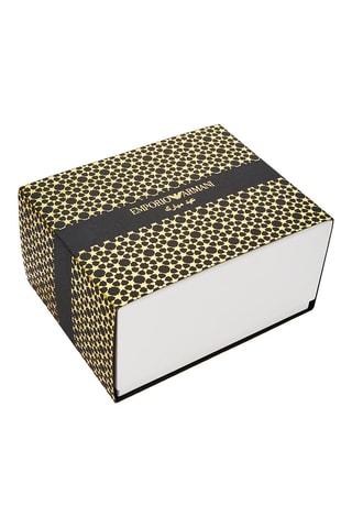 Coffret montre à quartz et bracelet en acier