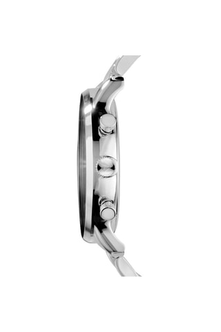 Montre à quartz en acier - Argenté et bleu marine
