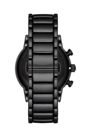 Montre à quartz en céramique - Chronographe - Noir