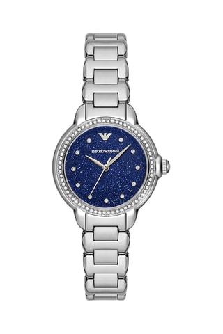 Montre à quartz en acier - Argenté