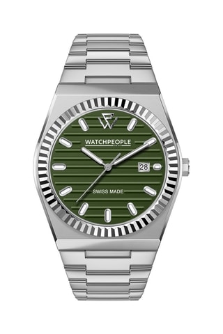 Montre à quartz en acier - Argenté