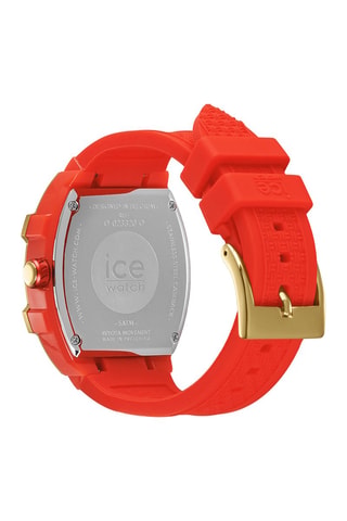 Montre à quartz en silicone ICE Boliday - Rouge et doré