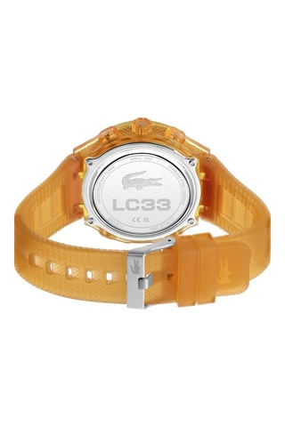 Montre à quartz en silicone - Orange