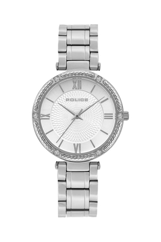 Montre à quartz en acier - Argenté