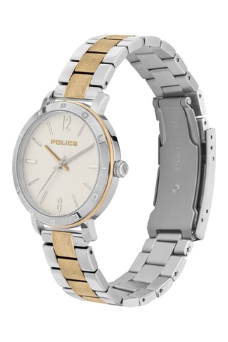 Montre à quartz en acier - Argenté et doré