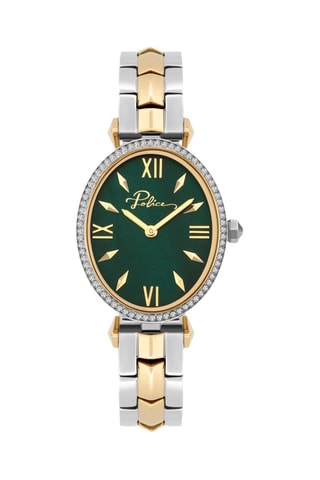 Montre à quartz en acier - Argenté et doré