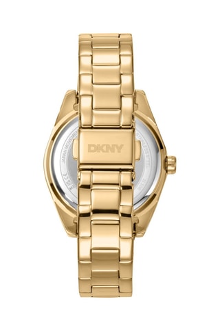 Montre à quartz en acier - Doré