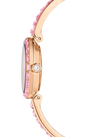 Montre en doré à l'or rose Matrix Bangle