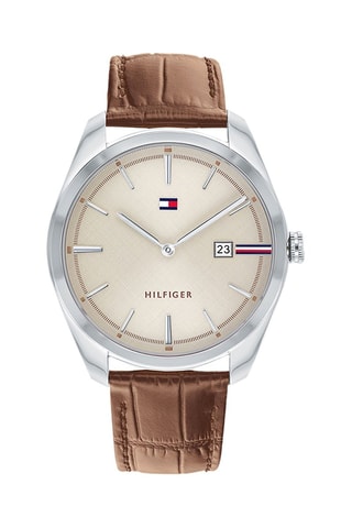 Montre à quartz en cuir - Marron et argenté - MASQUE EDITO