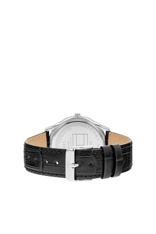 Montre à quartz en cuir - Noir et argenté - MASQUE EDITO