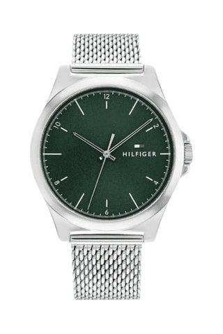 Montre à quartz en métal et plaqué ion or blanc - MASQUE EDITO