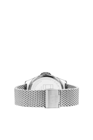 Montre à quartz en métal et plaqué ion or blanc - MASQUE EDITO