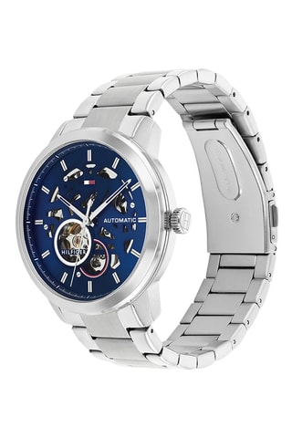 Montre automatique en acier et plaqué ion