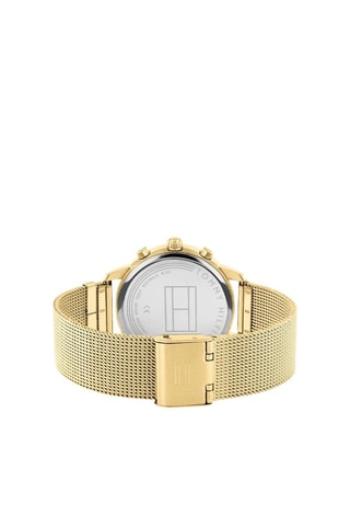 Montre à quartz en acier - Doré