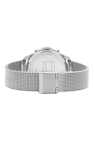 Montre à quartz en métal et plaqué ion gris