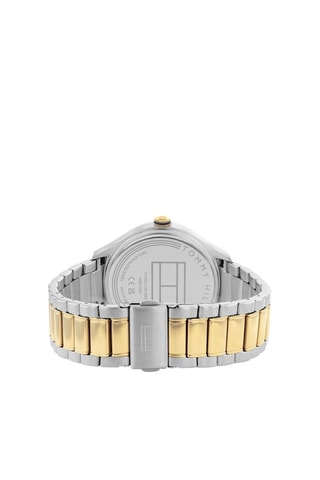 Montre à quartz en métal - Chronographe - Doré et argenté