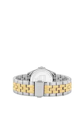 Montre à quartz en métal et plaqué or jaune