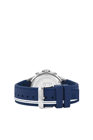 Montre à quartz en PVC - Chronographe - Bleu