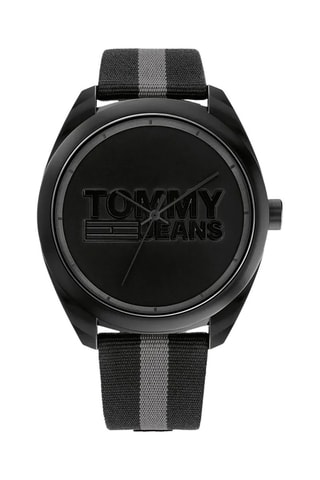 Montre en cuir - Noir - MASQUE EDITO INFOS MANQ