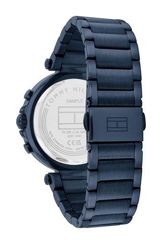 Montre à quartz en acier inoxydable - Bleu marine