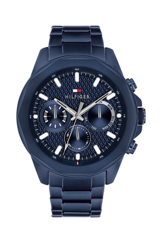 Montre à quartz en acier inoxydable - Bleu marine
