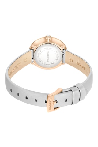 Montre à quartz en cuir Matrix Tennis - Doré à l'or rose