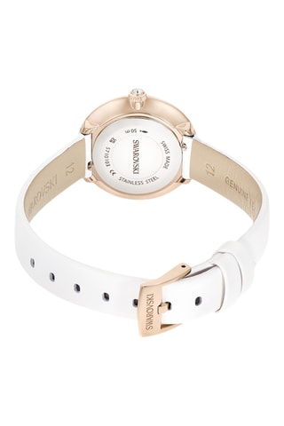 Montre à quartz en cuir Matrix Tennis - Doré à l'or rose