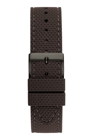 Montre à quartz en cuir - Noir