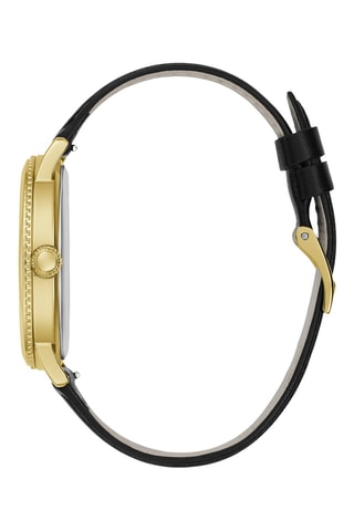 Coffret montre à quartz et bracelets en cuir et silicone