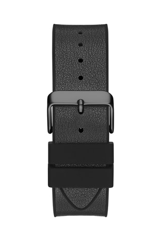 Montre à quartz en cuir véritable, silicone et diamant