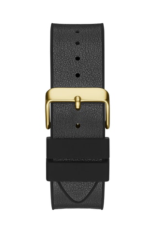 Montre à quart en cuir véritable, silicone et diamant