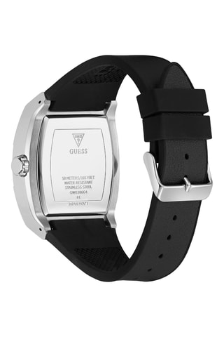 Montre à quart en cuir véritable, silicone et diamant