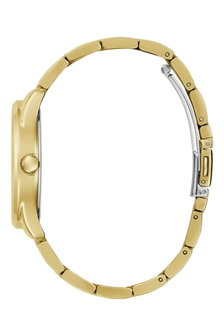 Montre à quartz en acier - Doré