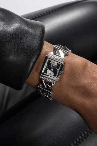 Montre à quartz en acier - Argenté