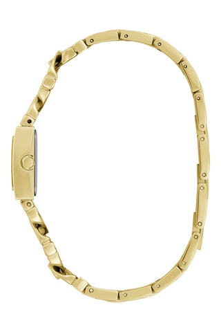 Montre à quartz en acier - Doré