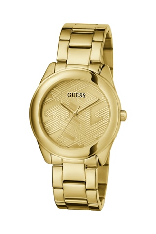 Montre à quartz en acier - Doré