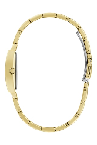 Montre à quartz en acier - Doré