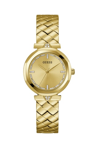 Montre à quartz en acier - Doré