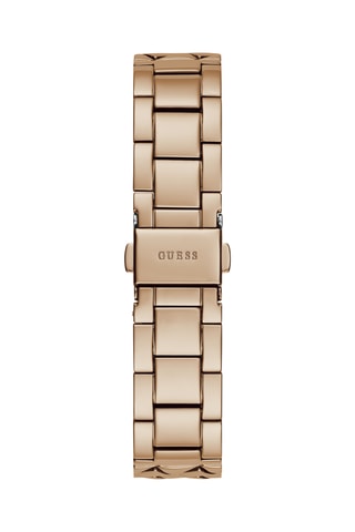 Montre à quartz en acier - Doré rose