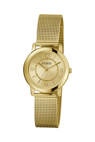 Montre à quartz en acier - Doré