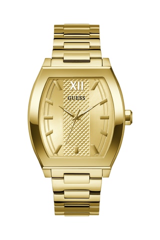 Montre à quartz en acier recyclé - Doré