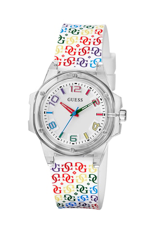 Montre à quartz en silicone - Blanc