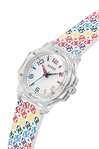 Montre à quartz en silicone - Blanc