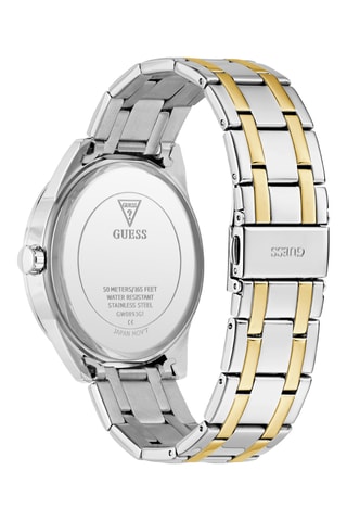 Montre à quartz en acier - Argenté et doré