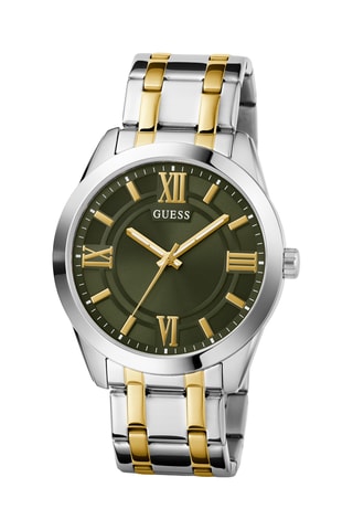 Montre à quartz en acier - Argenté et doré